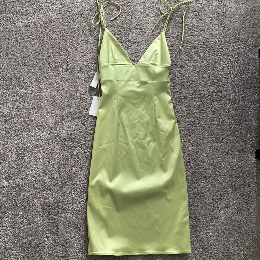 Pistachio green Aritzia dress NWT